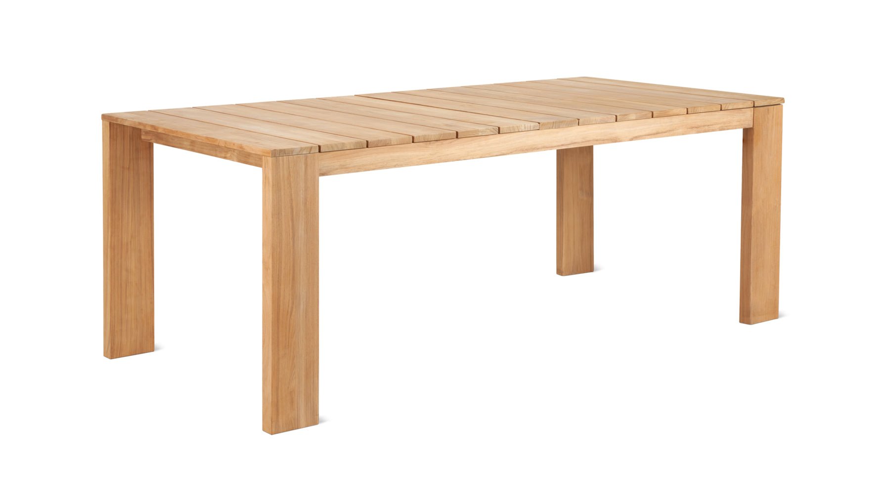 Table de salle à manger extensible d'extérieur Make Room, 6 à 10 couverts, en teck