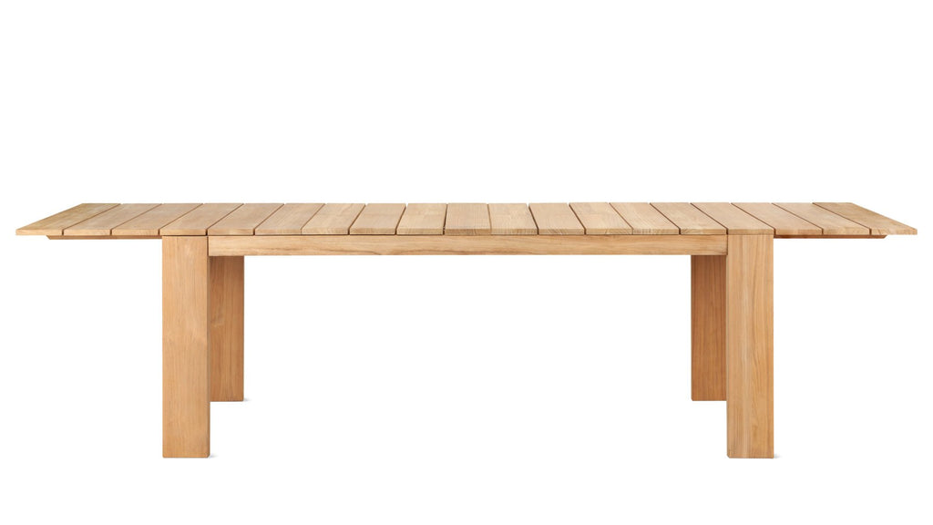 Table de salle à manger extensible d'extérieur Make Room, 6 à 10 couverts, en teck