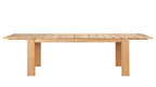 Table de salle à manger extensible d'extérieur Make Room, 6 à 10 couverts, en teck