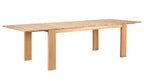 Table de salle à manger extensible d'extérieur Make Room, 6 à 10 couverts, en teck