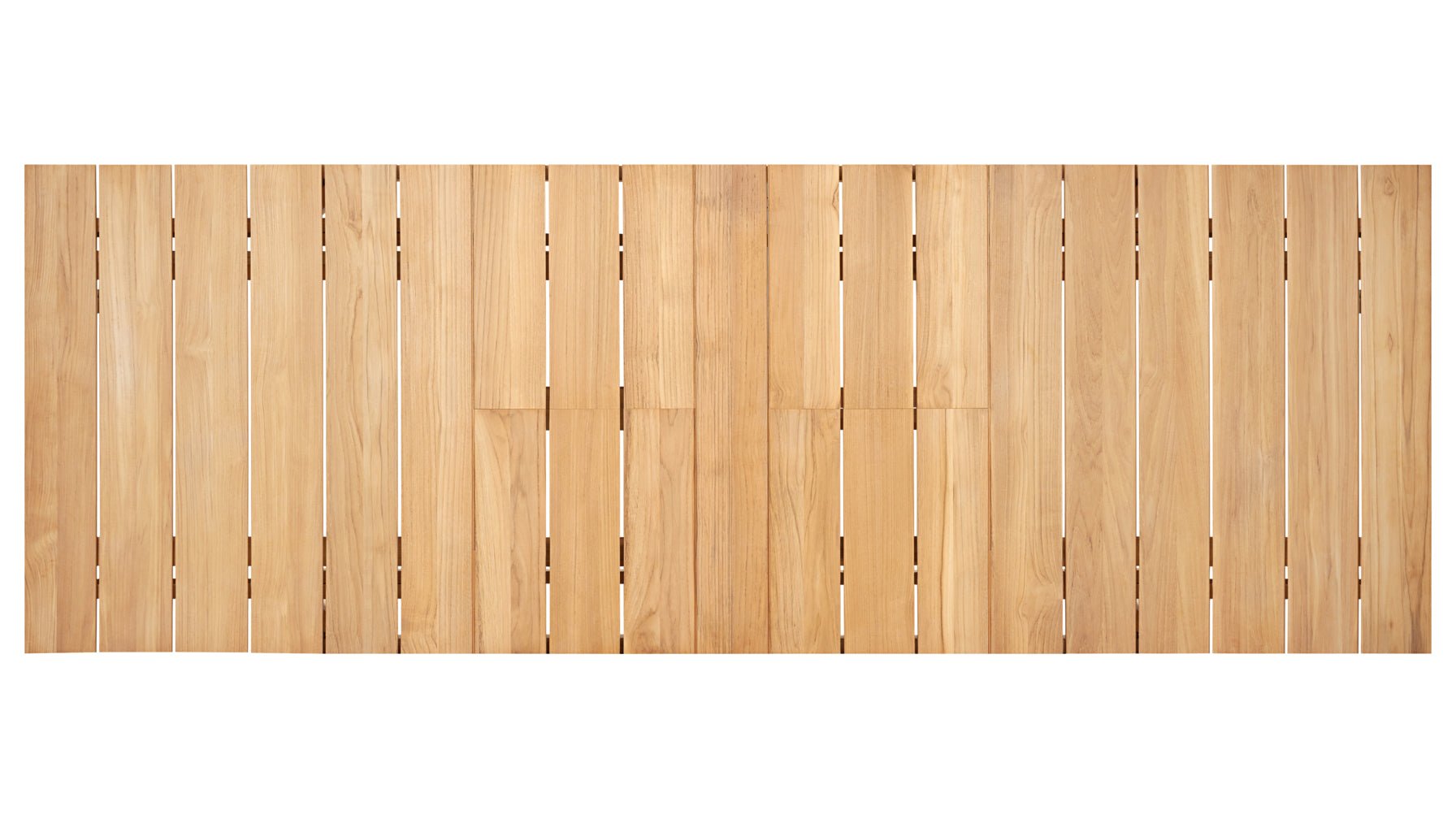 Table de salle à manger extensible d'extérieur Make Room, 6 à 10 couverts, en teck