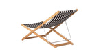 Chaise de jardin Settle In, petite, sable noir