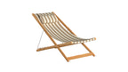 Chaise de jardin Settle In, petite, rayures beiges
