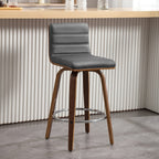 Tabourets de bar/comptoir pivotants en similicuir 26/29, lot de 2/3