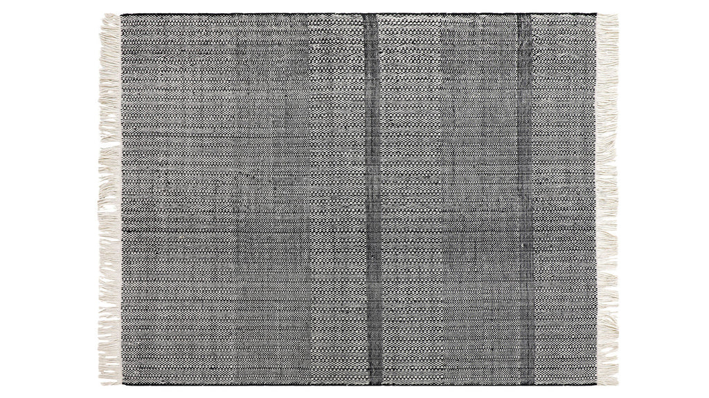 Tapis bord de mer, 244 x 305 cm, couleur poivre et poivre
