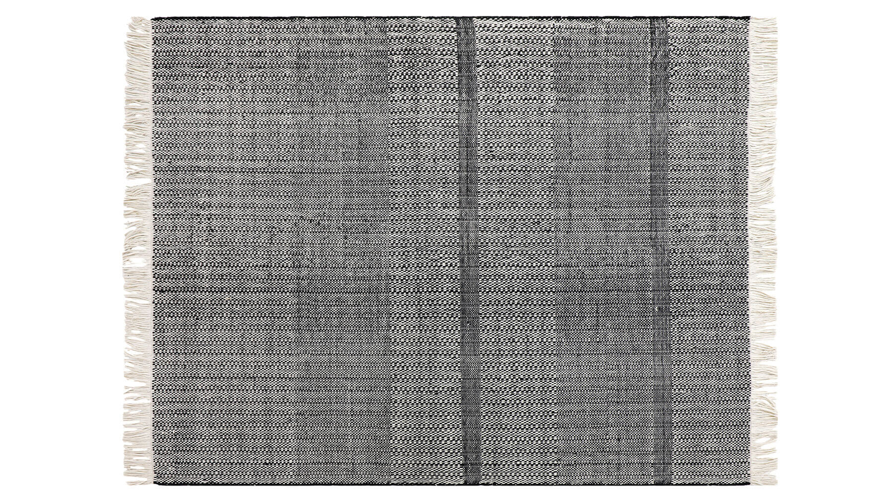 Tapis bord de mer, 244 x 305 cm, couleur poivre et poivre