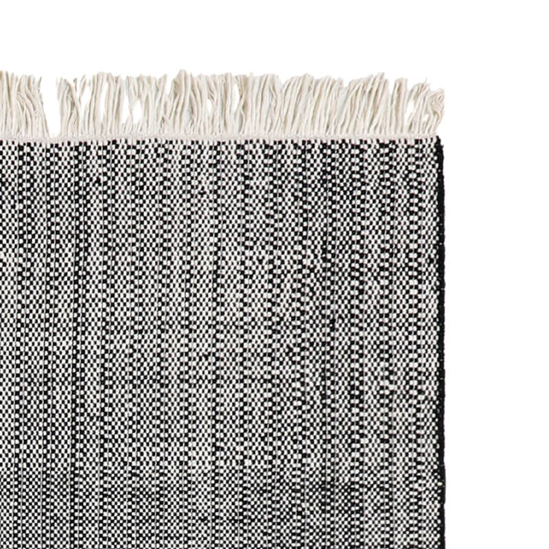 Tapis bord de mer, 244 x 305 cm, couleur poivre et poivre