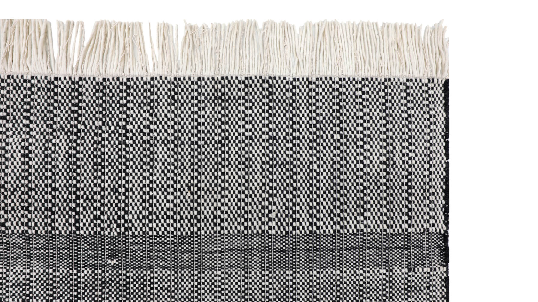 Tapis bord de mer, 244 x 305 cm, couleur poivre et poivre