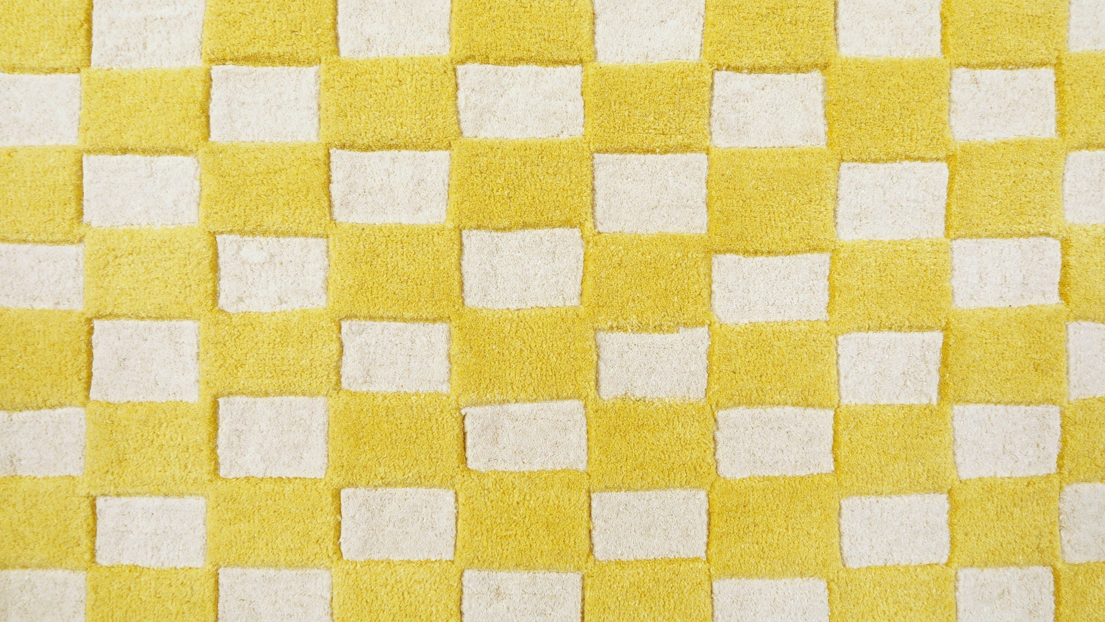 Tapis à carreaux x Scott Sueme, 152 x 213 cm, Sunshine