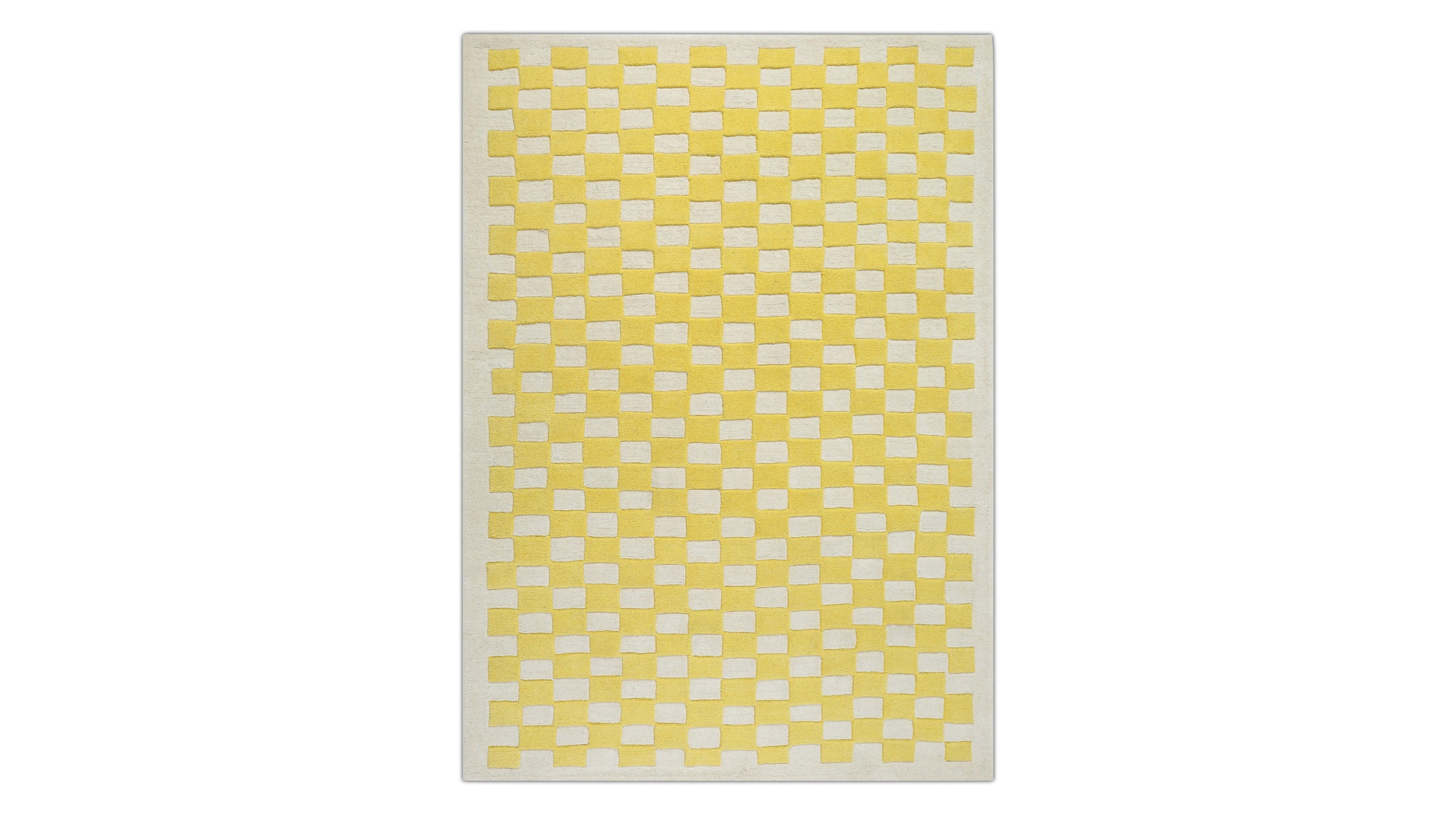 Tapis à carreaux x Scott Sueme, 152 x 213 cm, Sunshine
