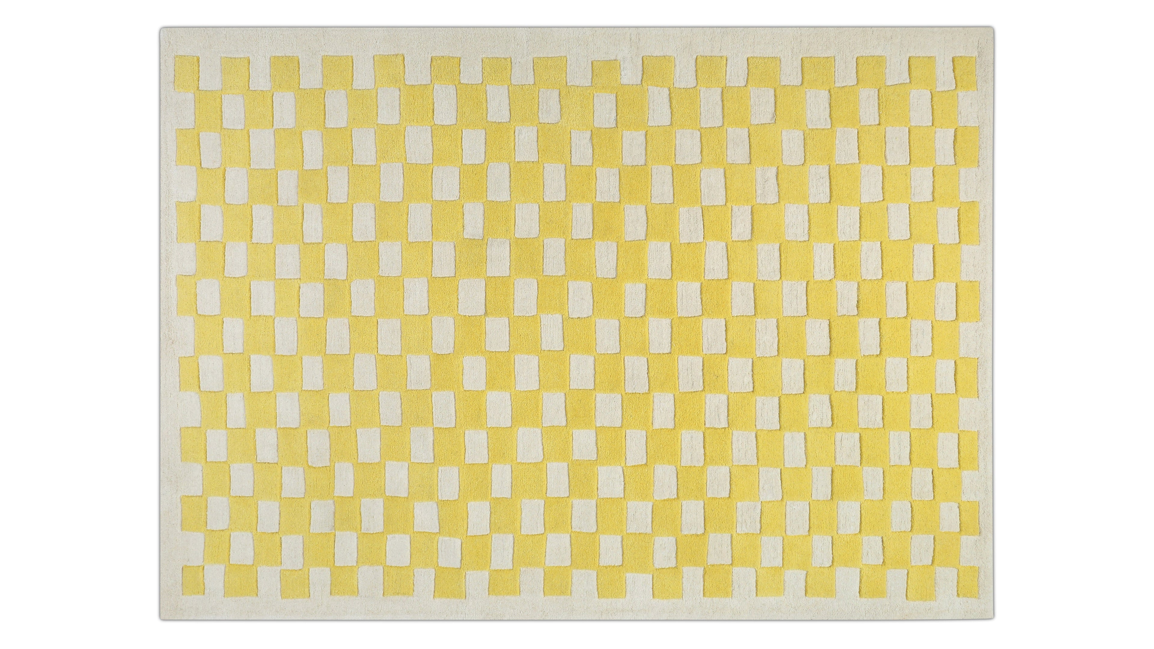 Tapis à carreaux x Scott Sueme, 152 x 213 cm, Sunshine