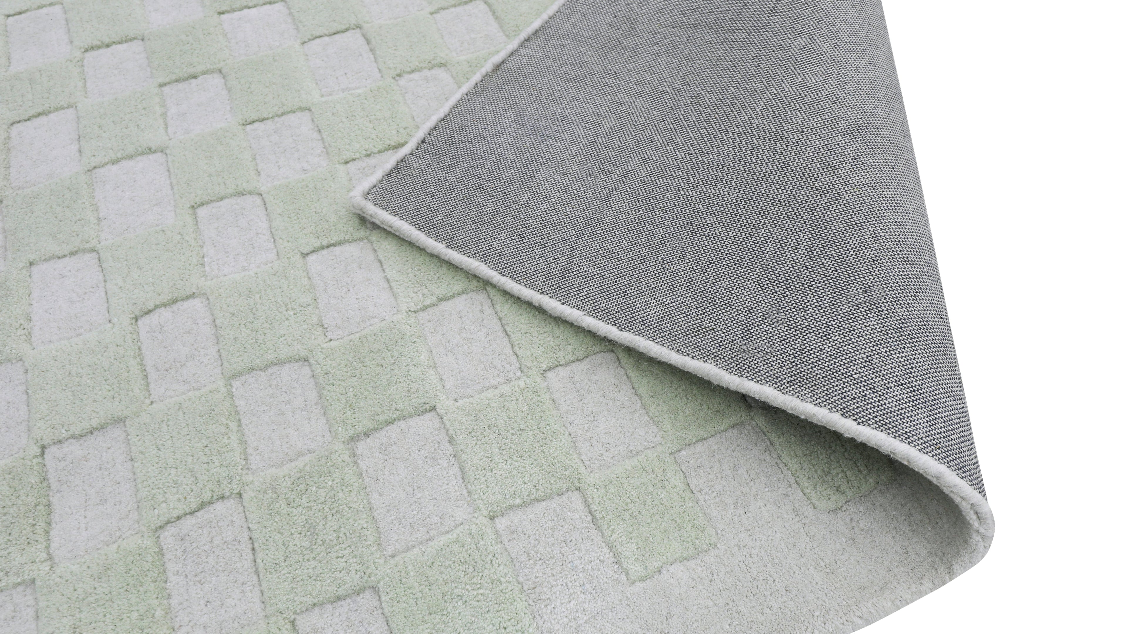 Tapis à carreaux x Scott Sueme, 152 x 213 cm, Aloe