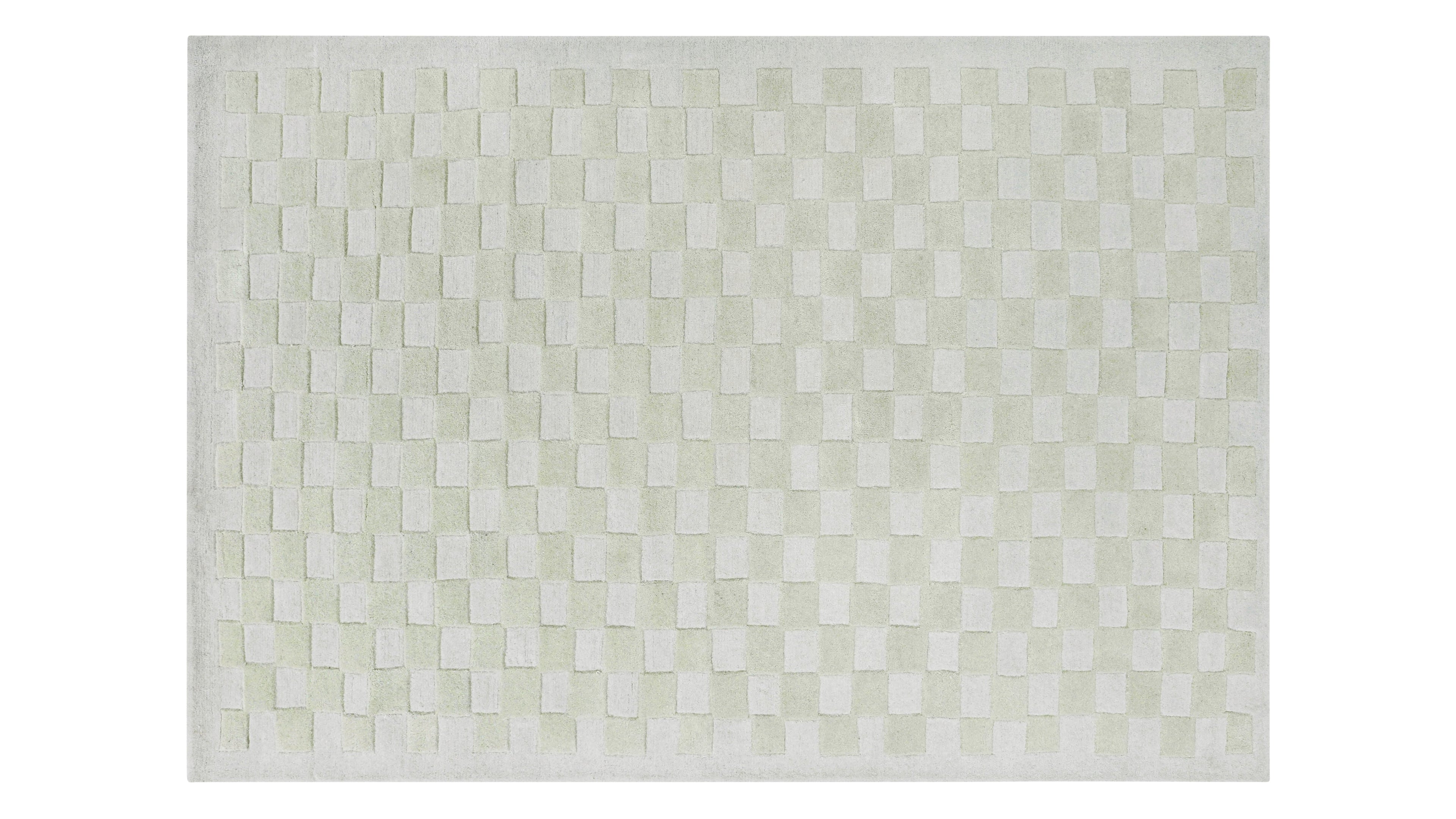 Tapis à carreaux x Scott Sueme, 152 x 213 cm, Aloe