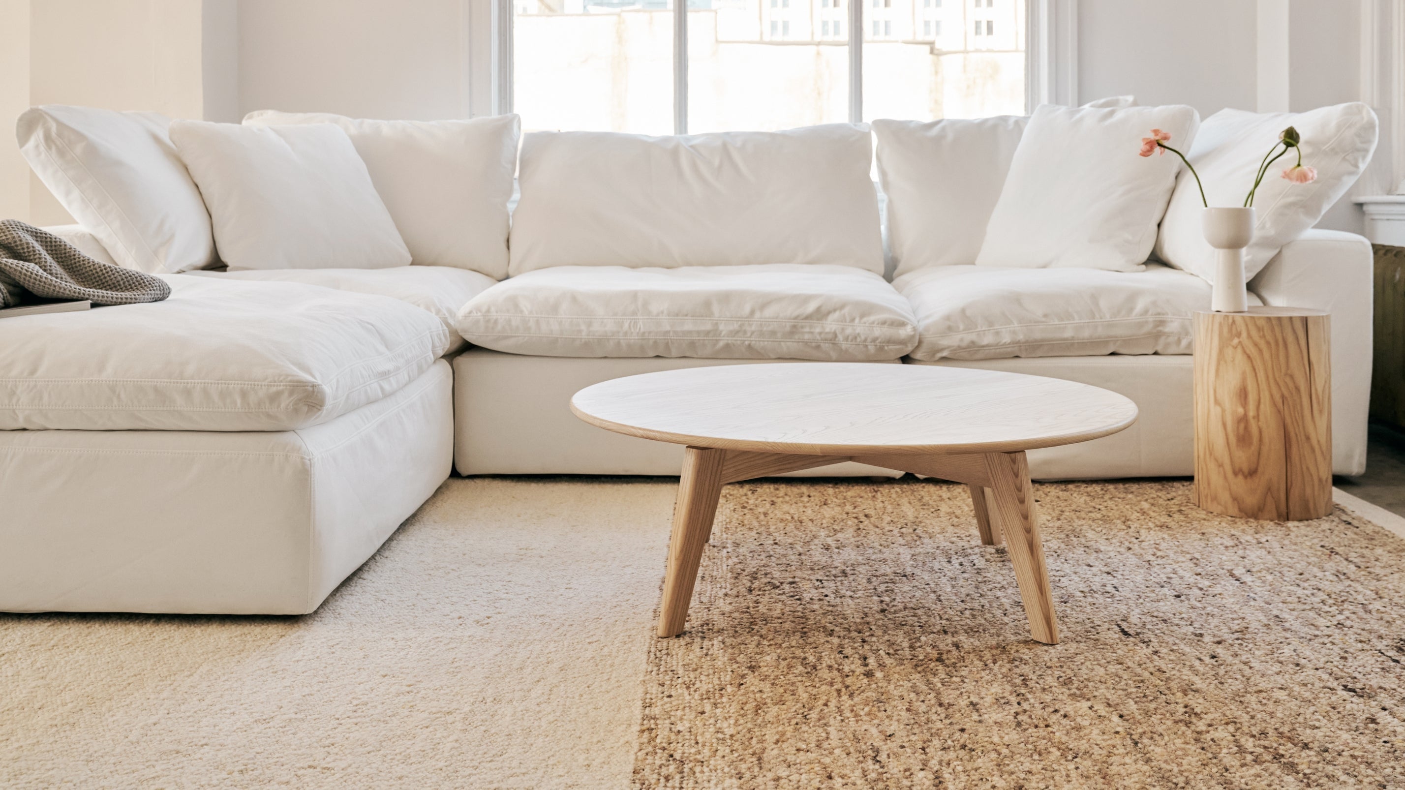 Tapis Amalfi, 152 x 244 cm, Sable chaud