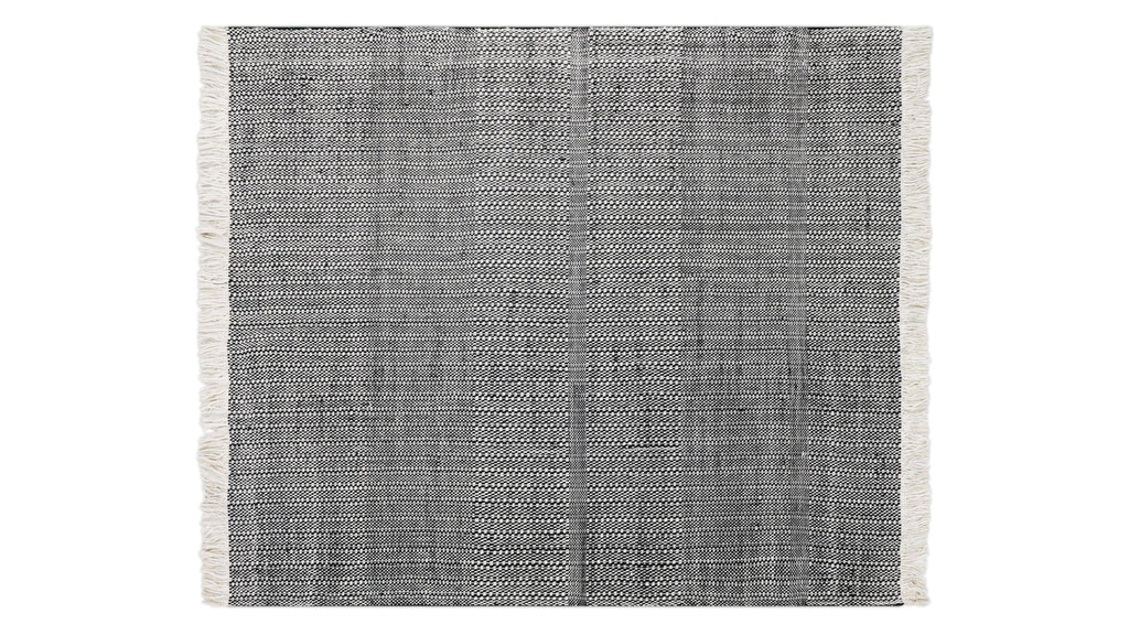 Tapis d'extérieur bord de mer, 244 x 305 cm, couleur poivre et poivre