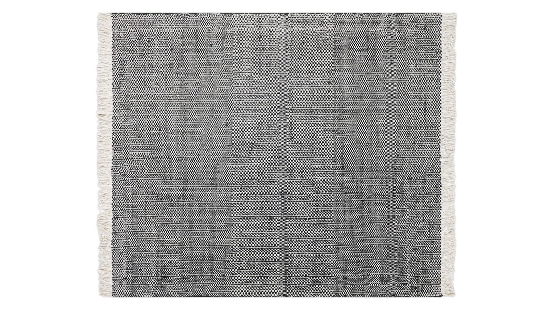 Tapis d'extérieur bord de mer, 244 x 305 cm, couleur poivre et poivre