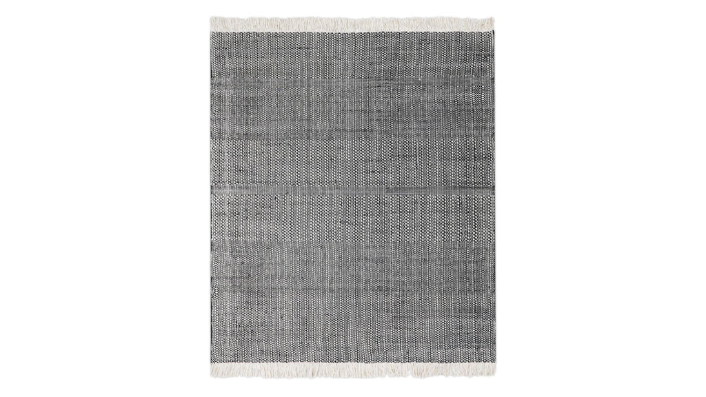 Tapis d'extérieur bord de mer, 244 x 305 cm, couleur poivre et poivre