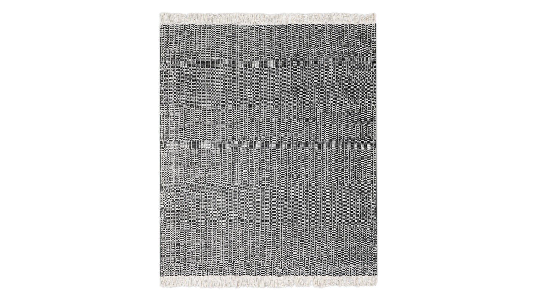 Tapis d'extérieur bord de mer, 244 x 305 cm, couleur poivre et poivre