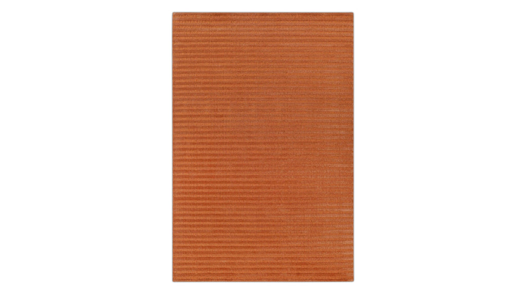 Tapis Horizon, 152 x 244 cm, couleur terre cuite