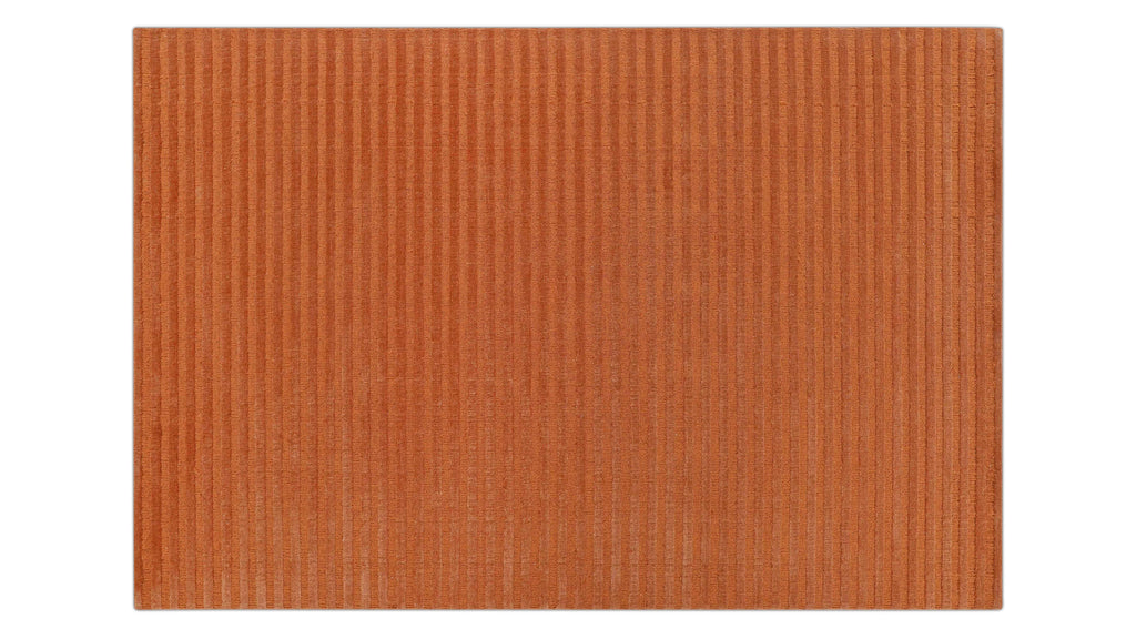 Tapis Horizon, 152 x 244 cm, couleur terre cuite