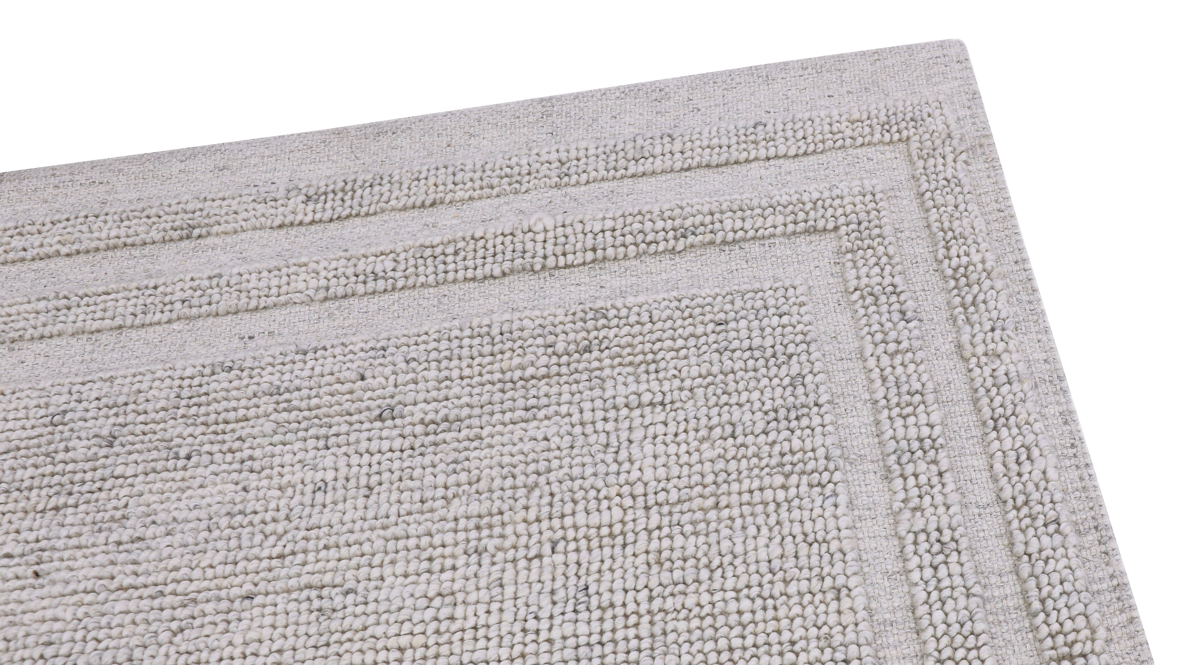 Tapis Shaughnessy, 244 x 305 cm, argent