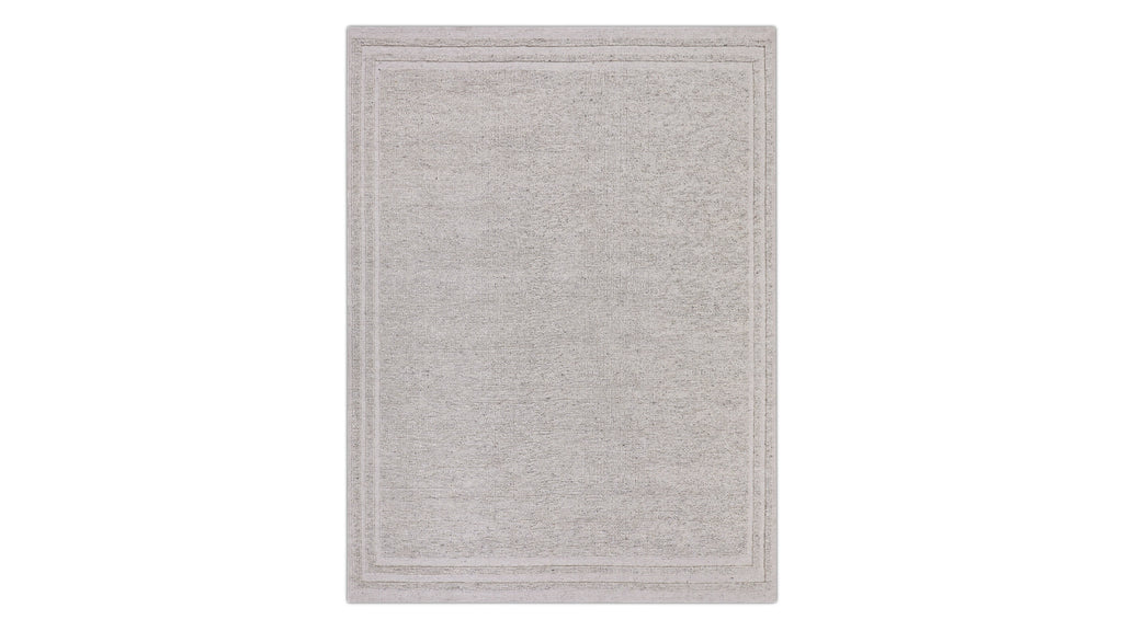Tapis Shaughnessy, 244 x 305 cm, argent