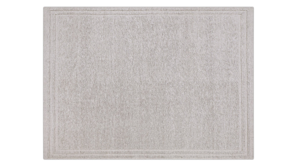 Tapis Shaughnessy, 9 x 12, argent