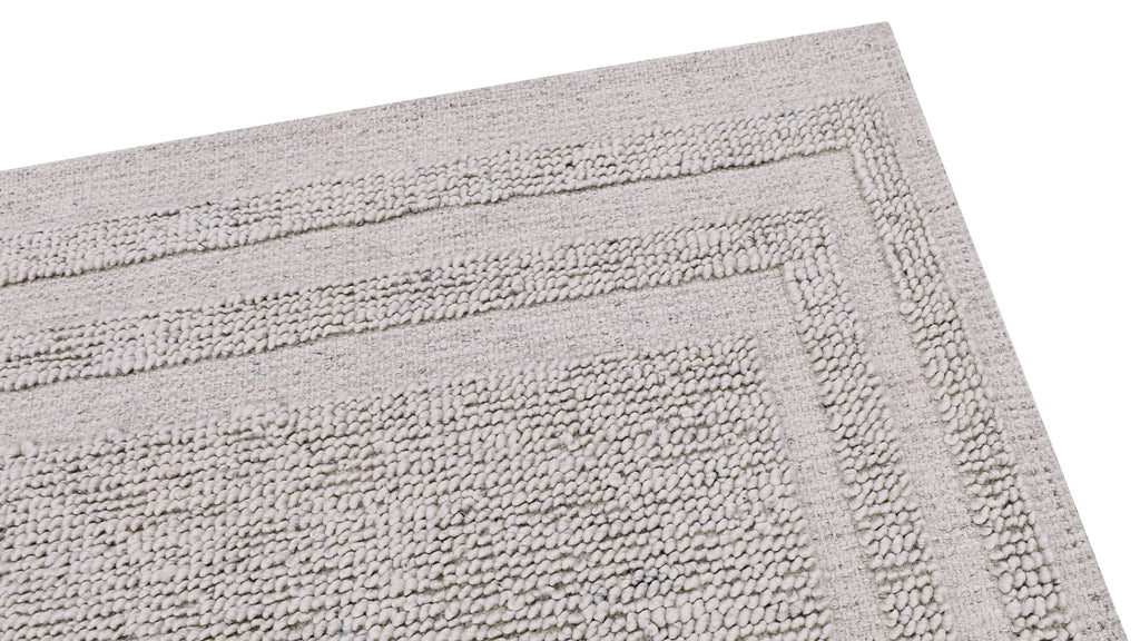 Tapis Shaughnessy, 9 x 12, argent