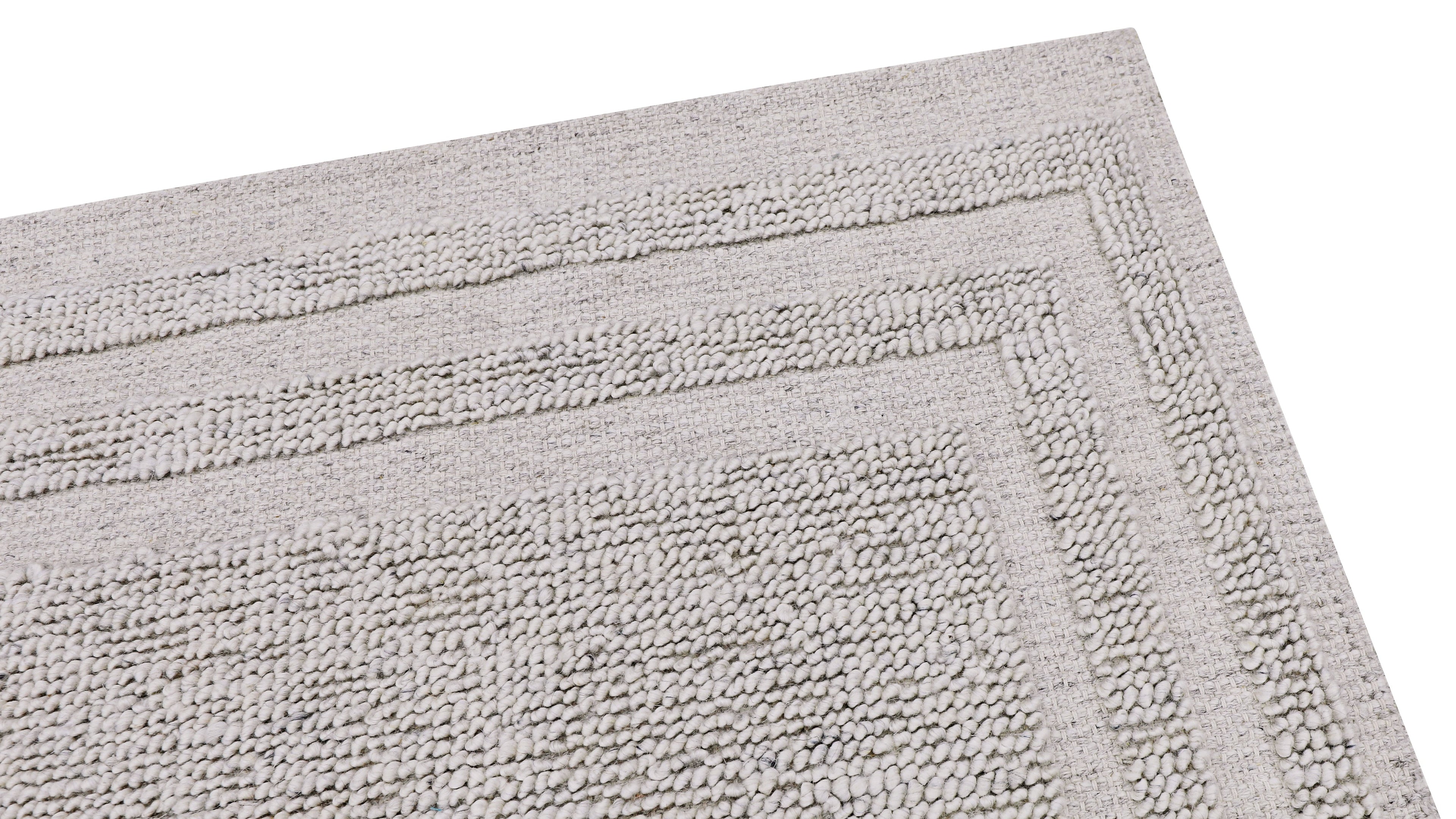 Tapis Shaughnessy, 9 x 12, argent