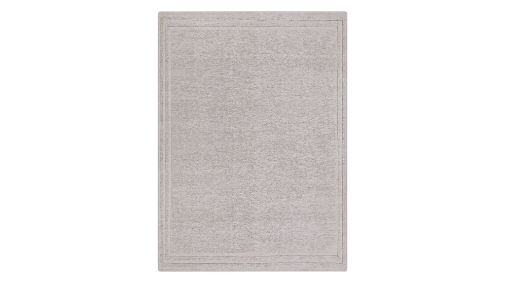 Tapis Shaughnessy, 9 x 12, argent