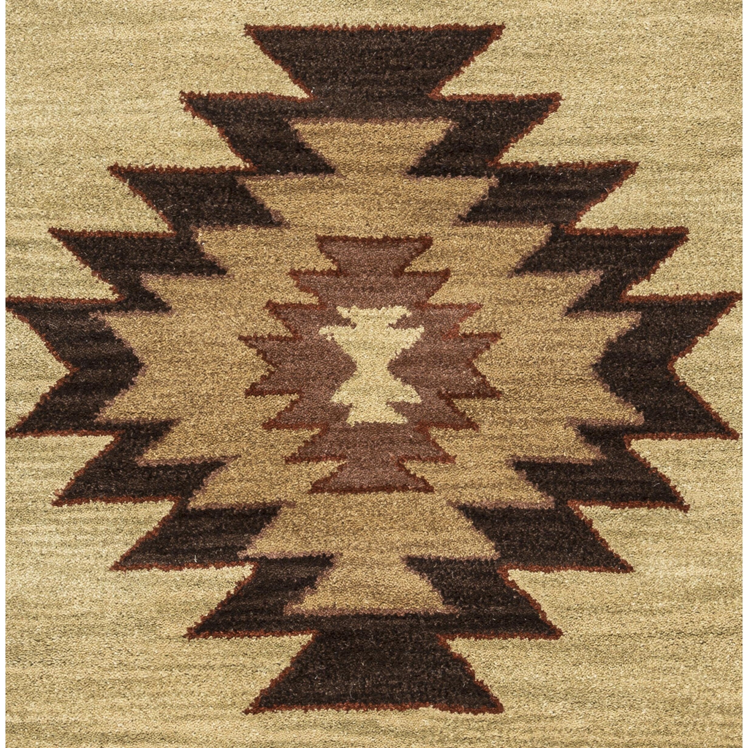 Tapis en laine touffeté à la main Alora Decor Ryder Southwestern