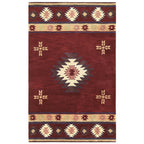 Tapis en laine touffeté à la main Alora Decor Ryder Southwestern