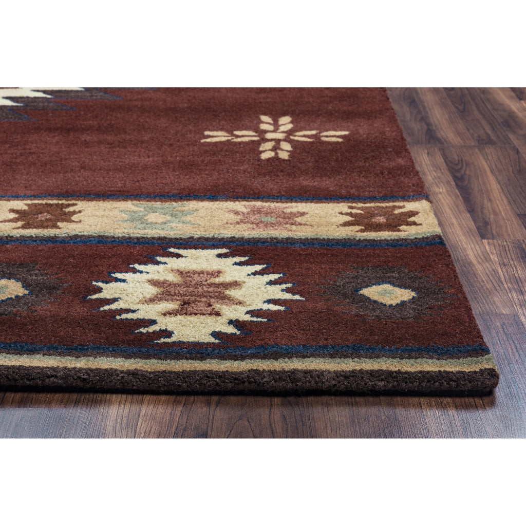 Tapis en laine touffeté à la main Alora Decor Ryder Southwestern