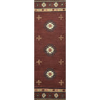 Tapis en laine touffeté à la main Alora Decor Ryder Southwestern