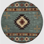Tapis en laine touffeté à la main Alora Decor Ryder Southwestern