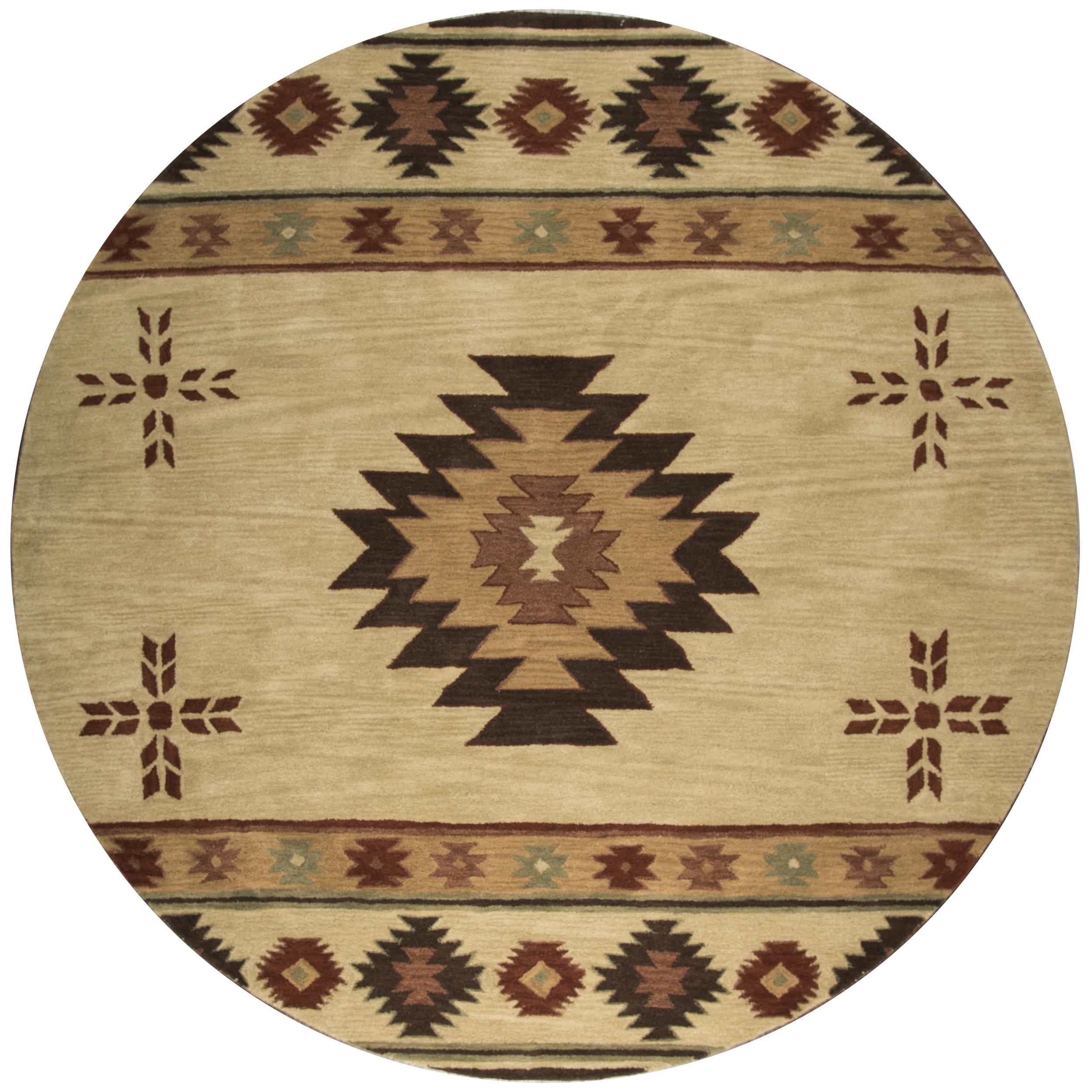Tapis en laine touffeté à la main Alora Decor Ryder Southwestern