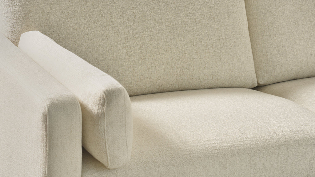 Venez autour du canapé d'angle, à droite, céréales