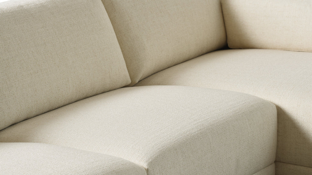 Venez autour du canapé d'angle, à droite, céréales