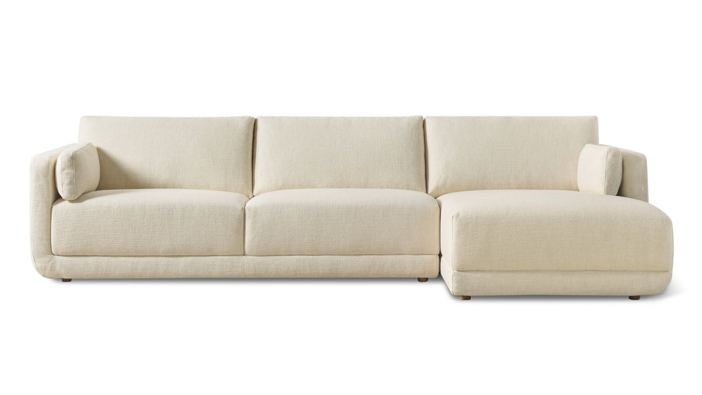 Venez autour du canapé d'angle, à droite, céréales