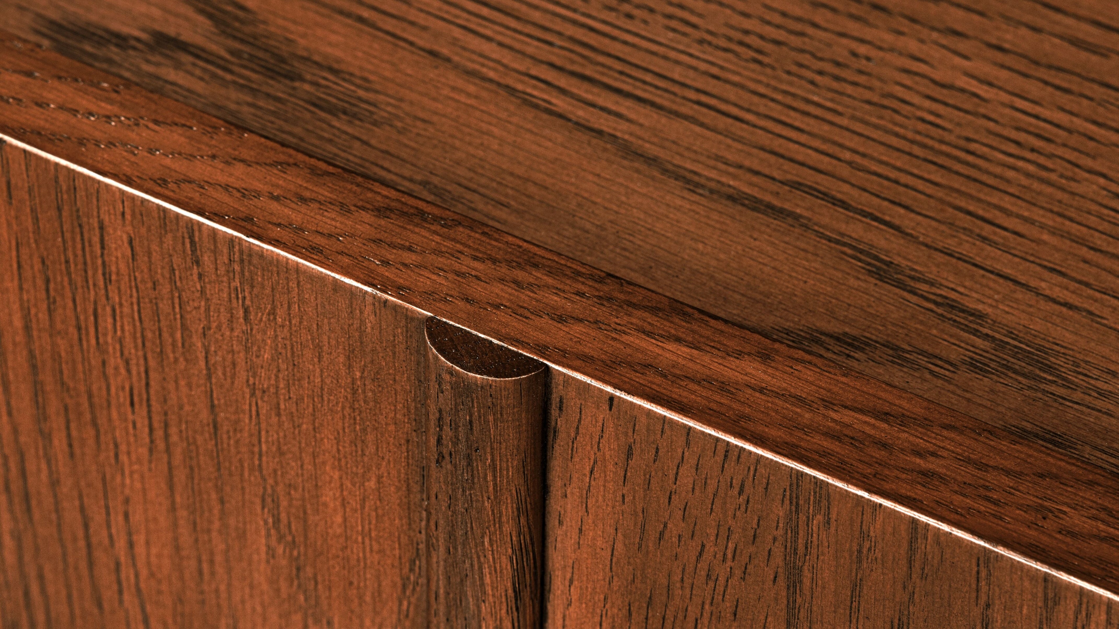 Buffet Tidal, noyer teinté