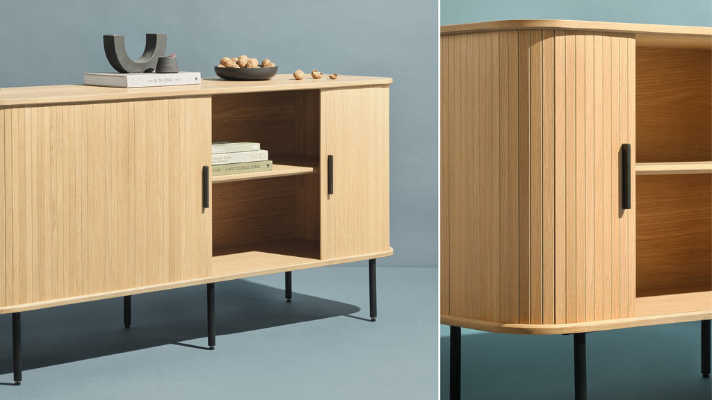 Buffet Easy Edge, modèle standard, chêne blanc