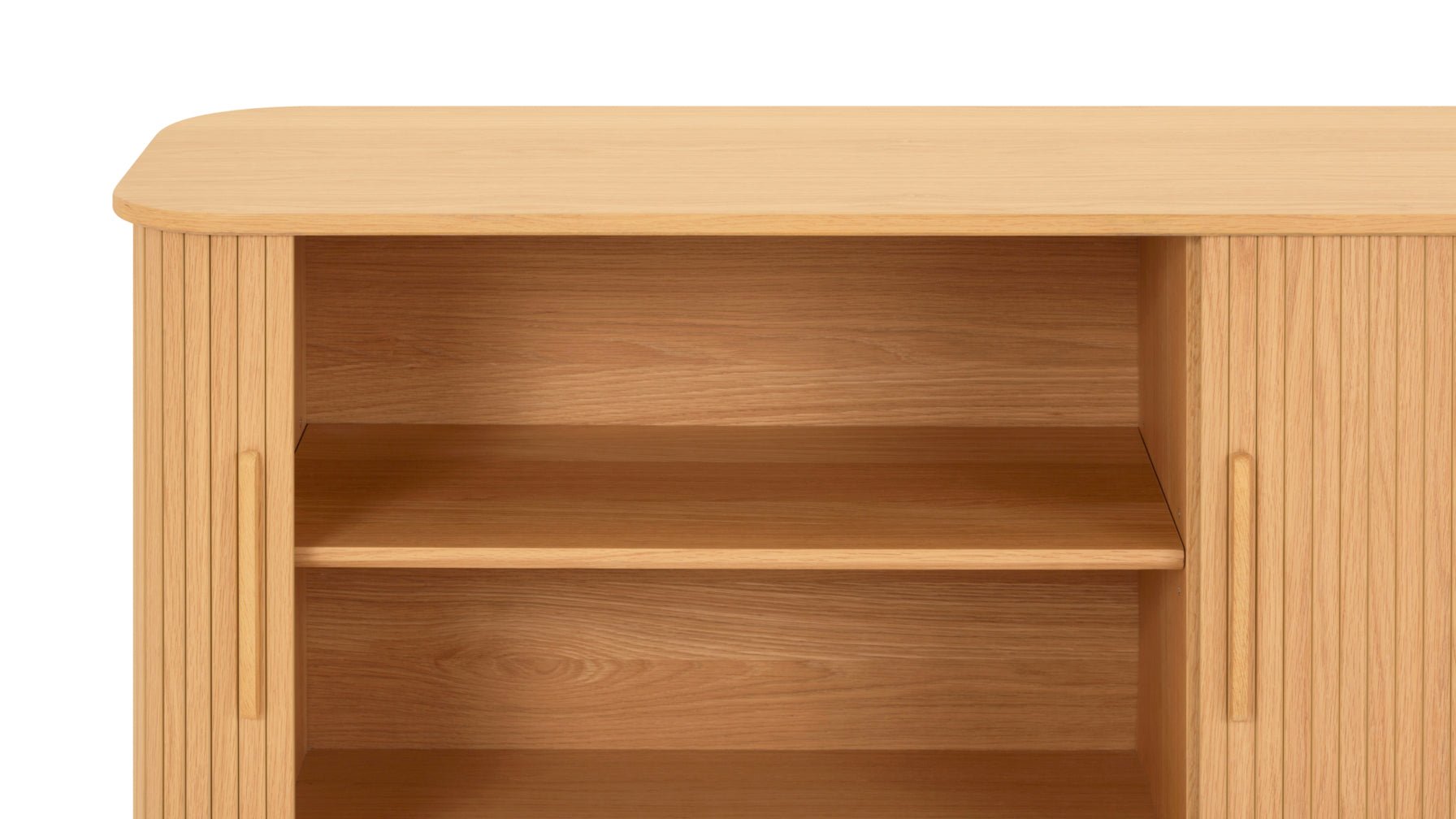 Buffet Easy Edge, tout en bois, modèle standard, chêne blanc