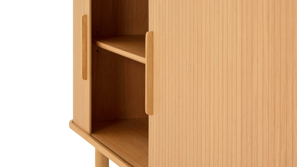 Buffet Easy Edge, tout en bois, modèle standard, chêne blanc