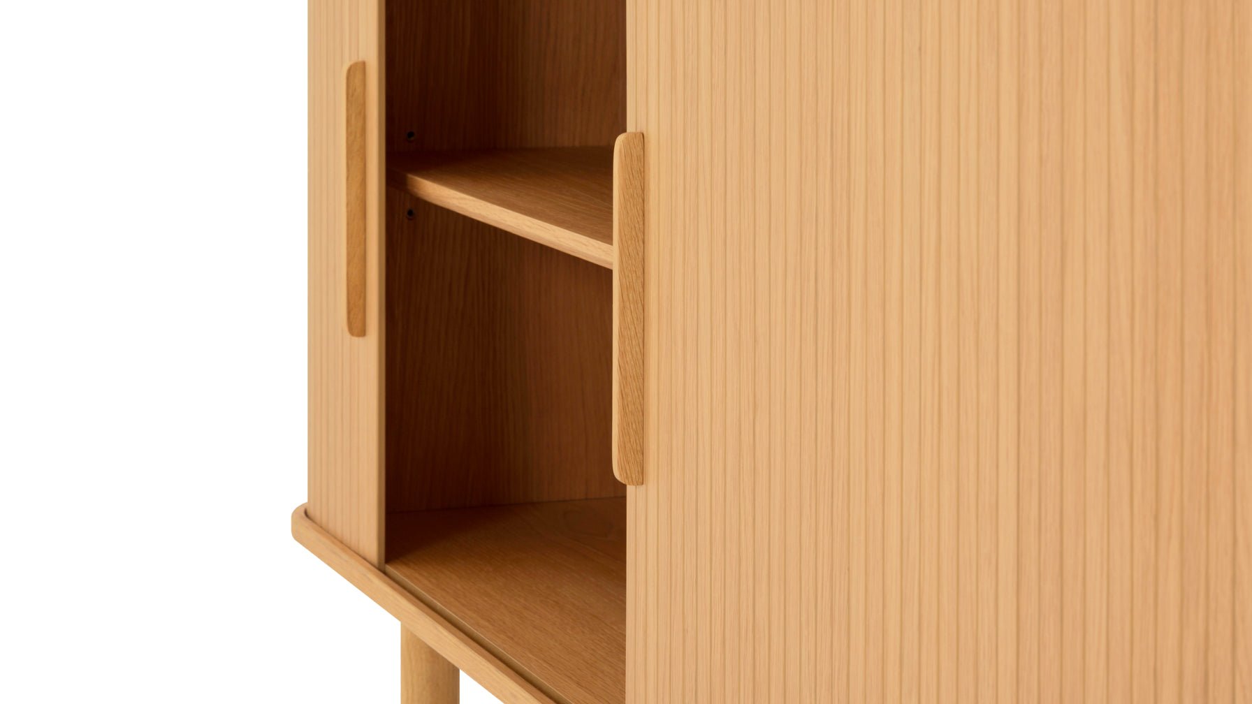 Buffet Easy Edge, tout en bois, modèle standard, chêne blanc