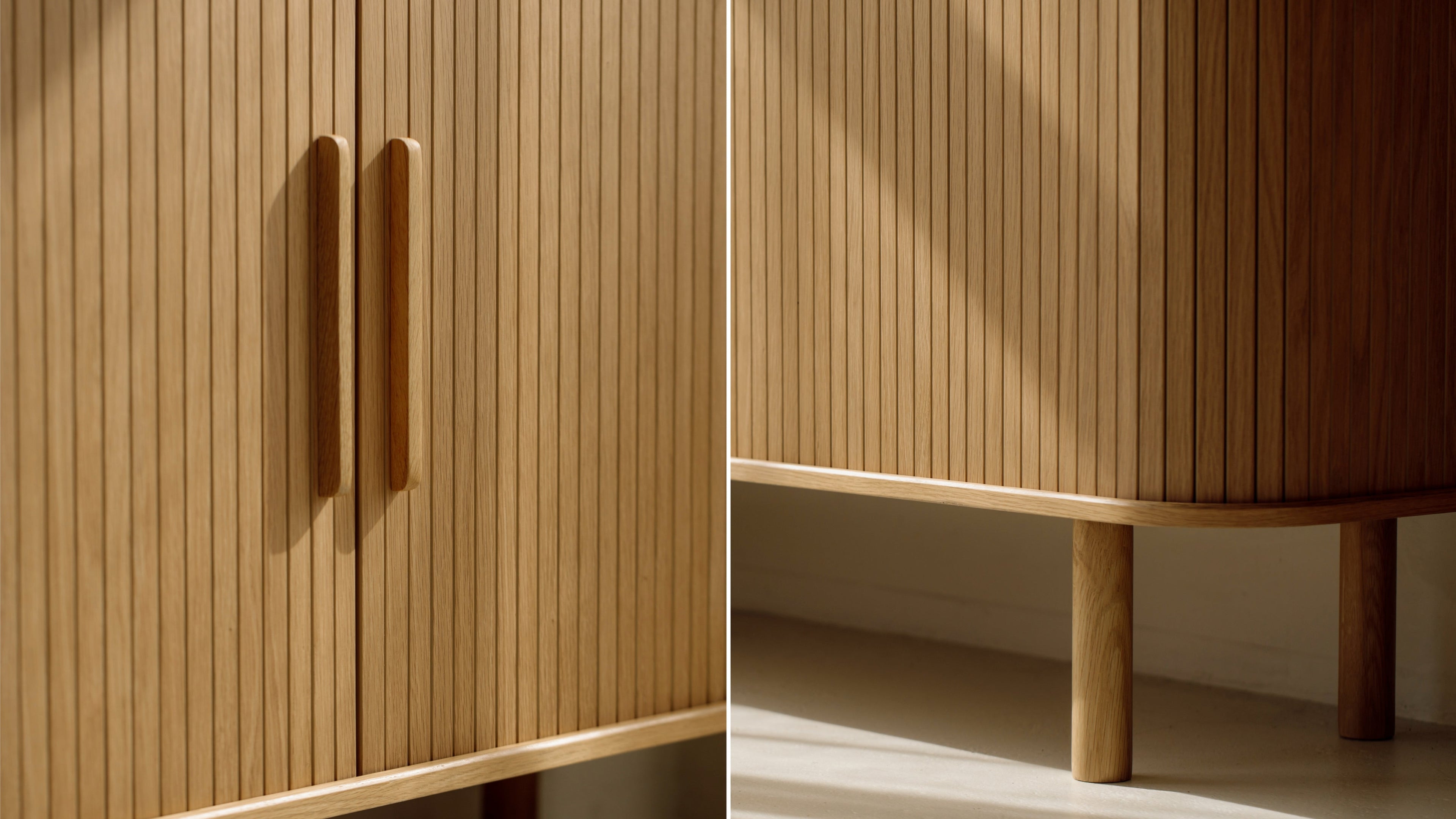 Buffet Easy Edge, tout en bois, modèle standard, chêne blanc