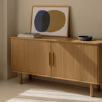 Buffet Easy Edge, tout en bois, modèle standard, chêne blanc