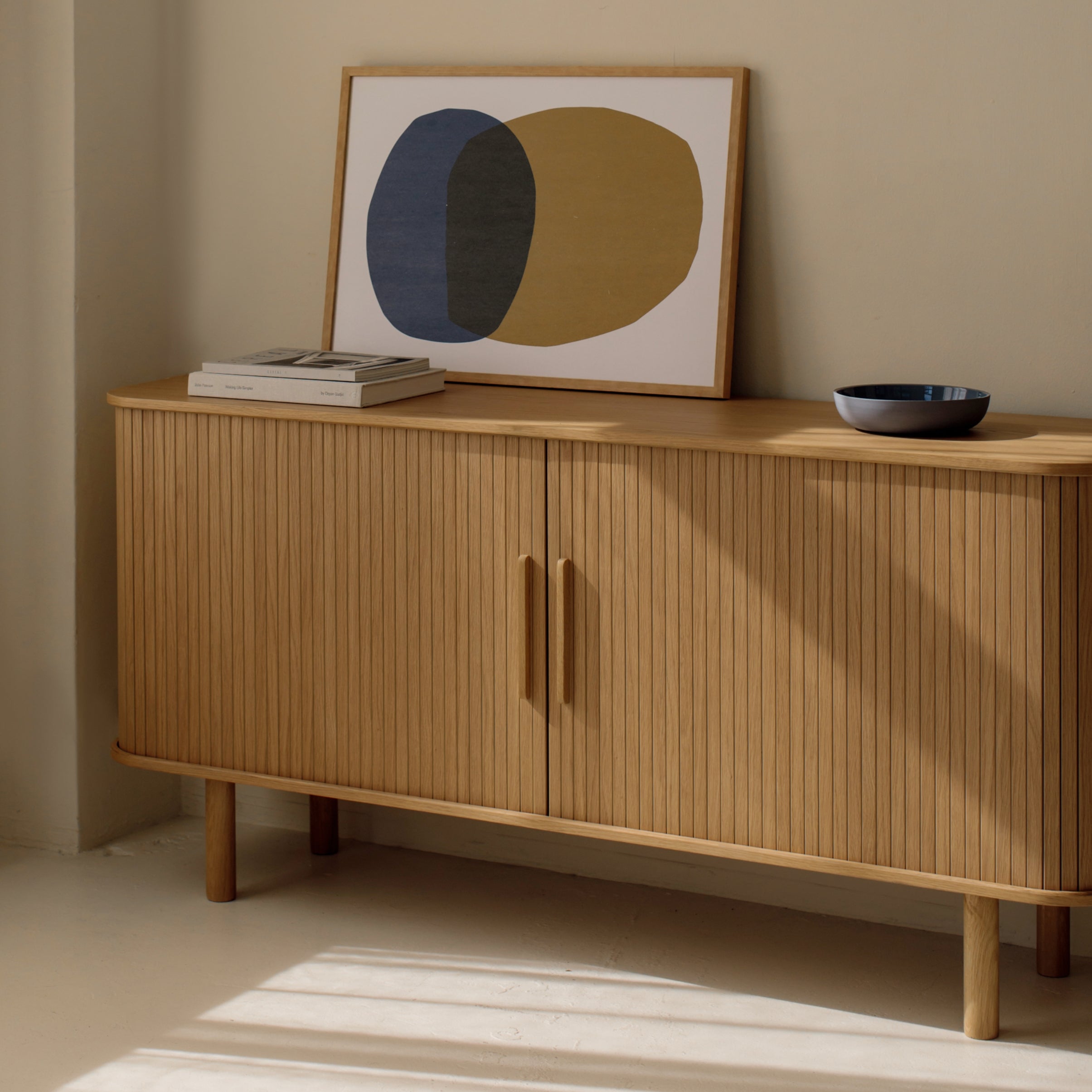 Buffet Easy Edge, tout en bois, modèle standard, chêne blanc