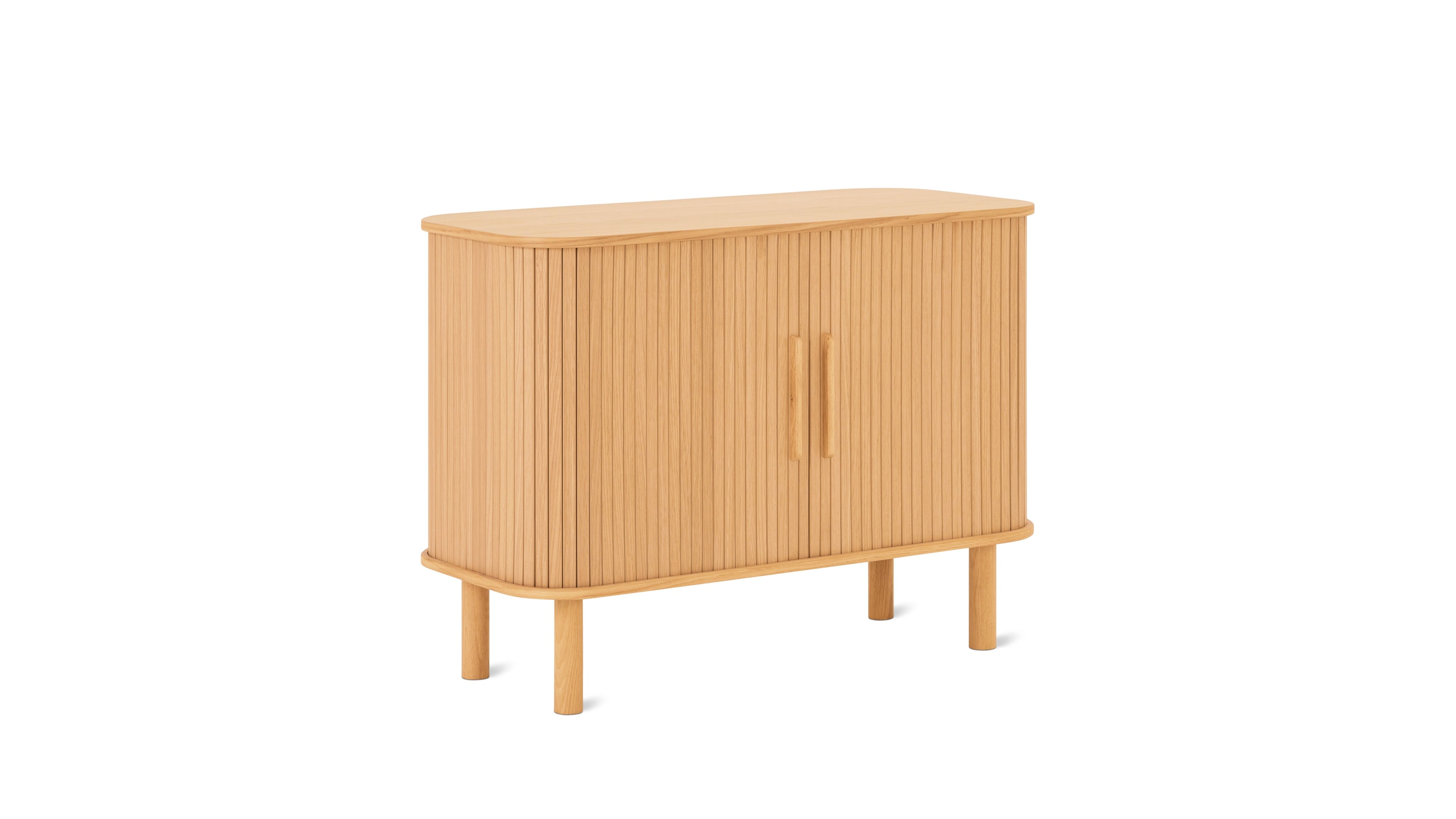 Buffet Easy Edge tout en bois, petit modèle, chêne blanc