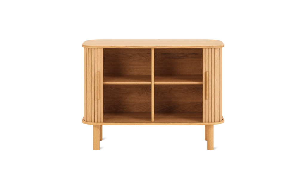 Buffet Easy Edge tout en bois, petit modèle, chêne blanc