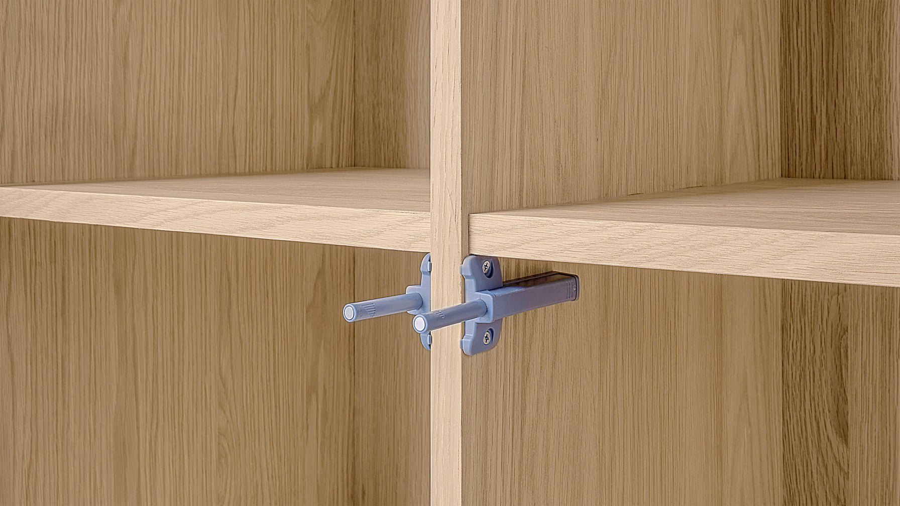 Vitrine en chêne blanc